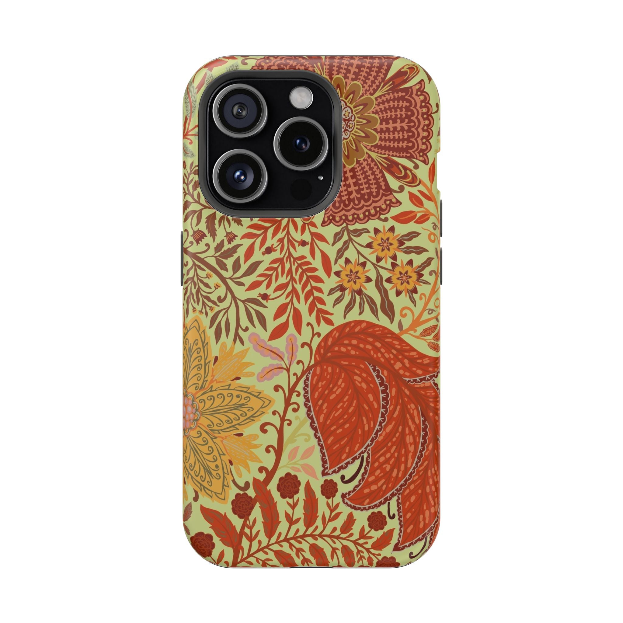 Floral Paisley Magnetic Impact-Resistant Phone Case