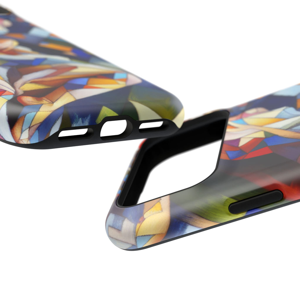 Stained Glass Angel Phone Case - Impact Resistant Art Phone Cover