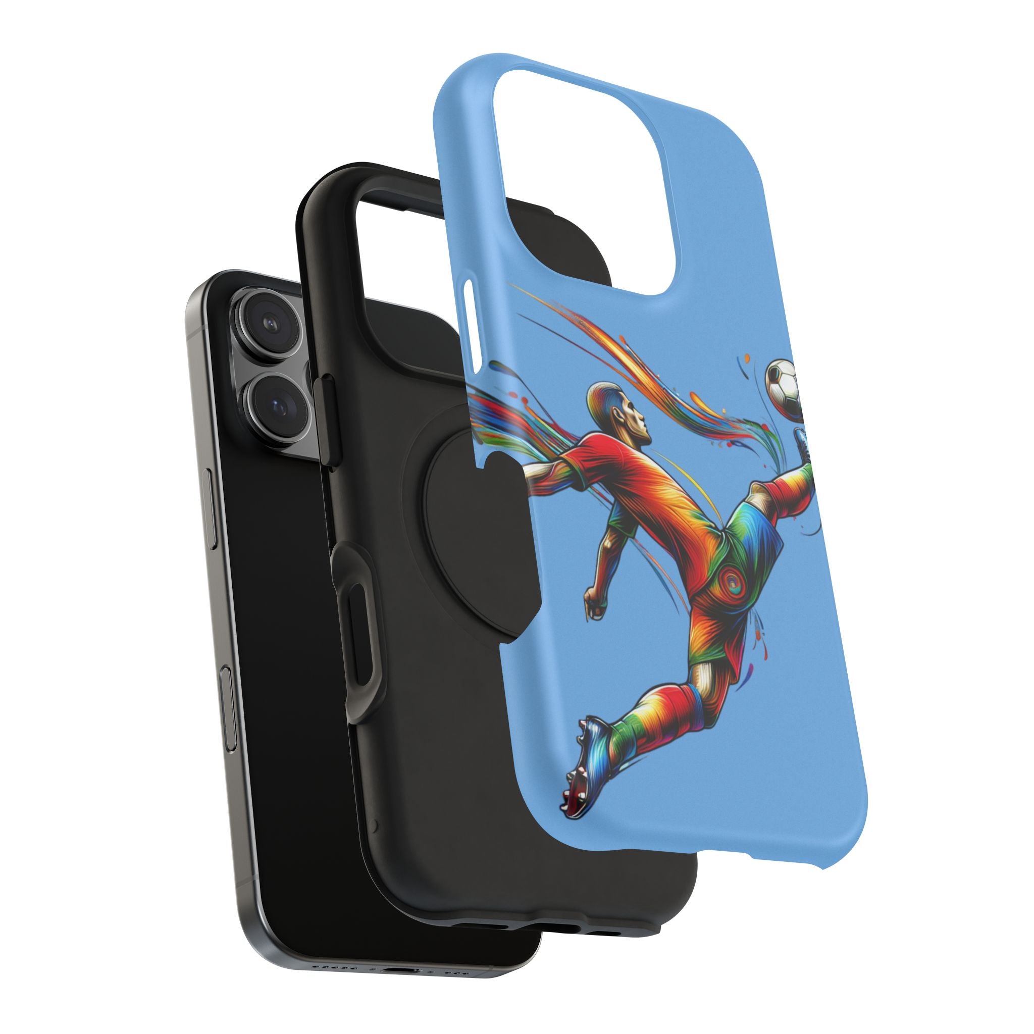 Soccer Art Impact Resistant Phone Case