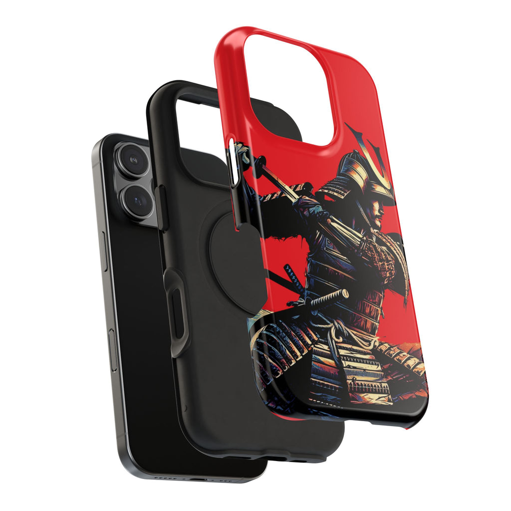 Impact Resistant Phone Case - Samurai Red Warrior