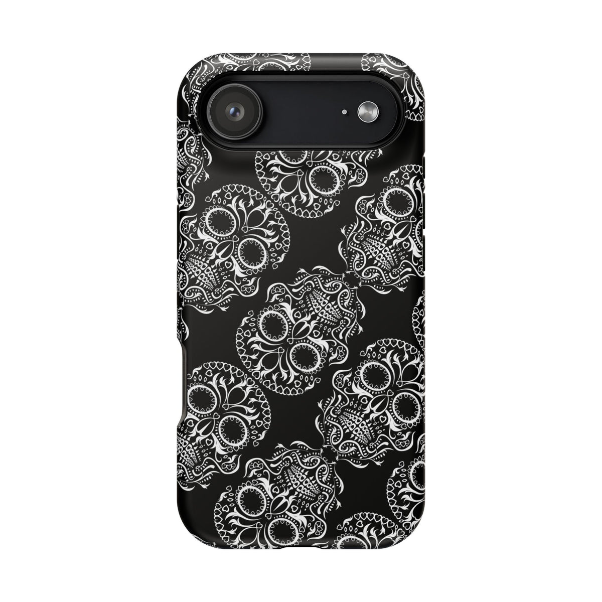 Skull Pattern Black & White Gothic Tough Cases for iPhone