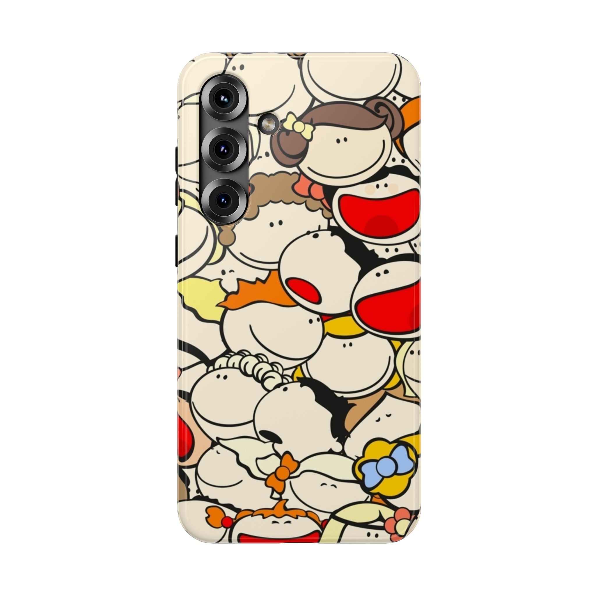Cartoon Faces Impact-Resistant Phone Case