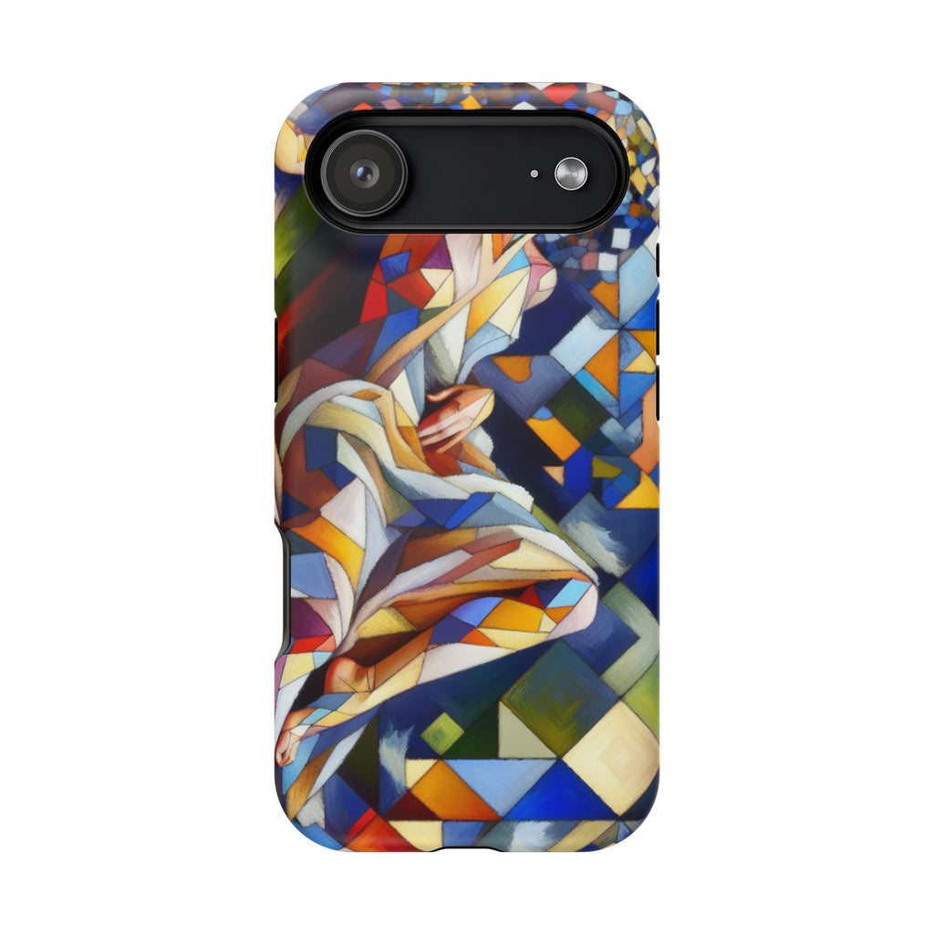 Abstract Stained Glass Dragon Impact Phone Case
