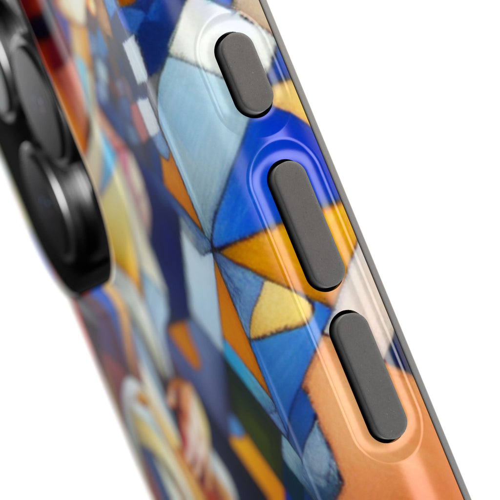 Impact Resistant Phone Case - Beautiful Woman Abstract Design