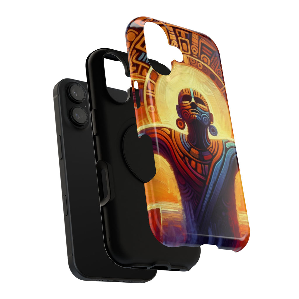 Impact Resistant Phone Case - Aztec Man