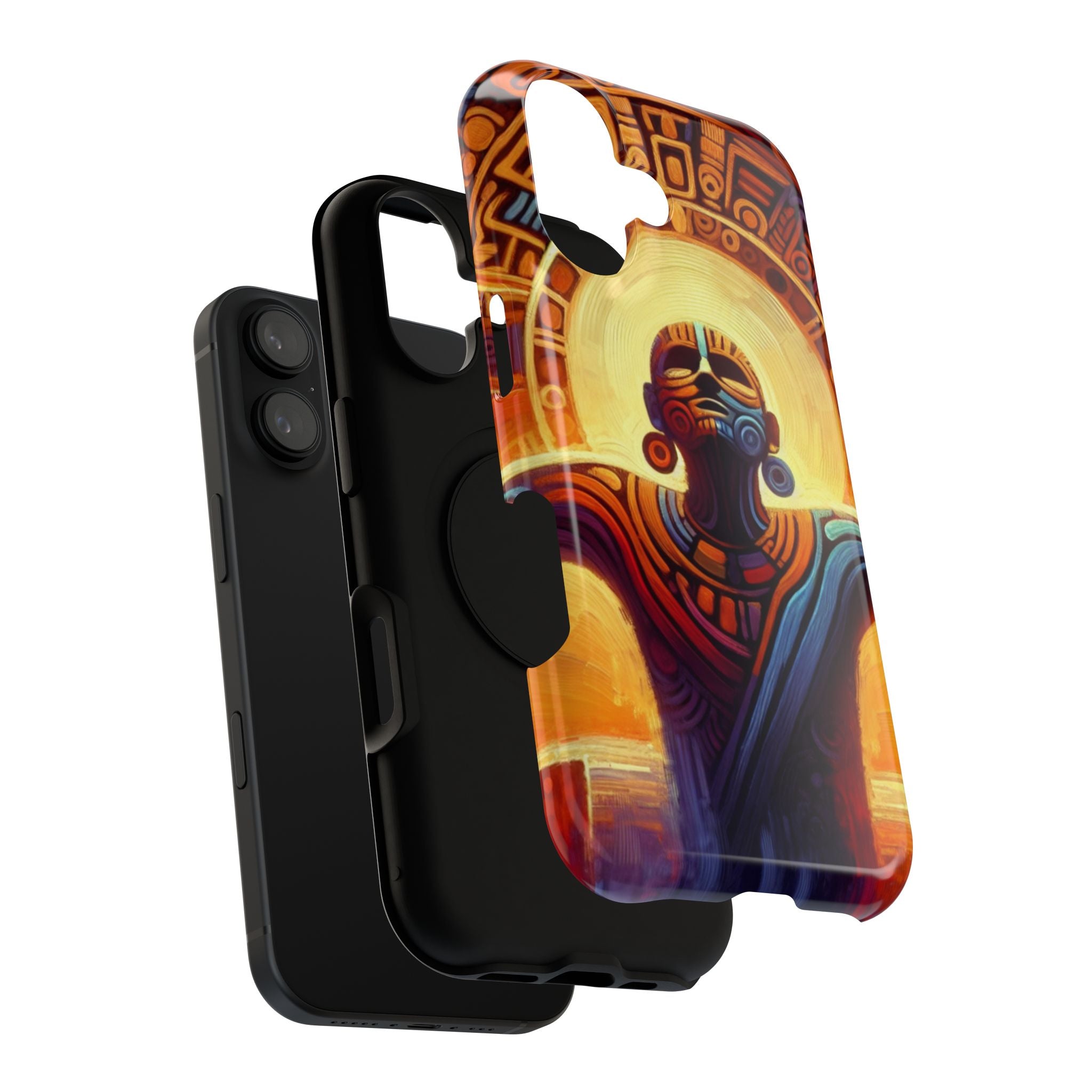 Impact Resistant Phone Case - Aztec Man