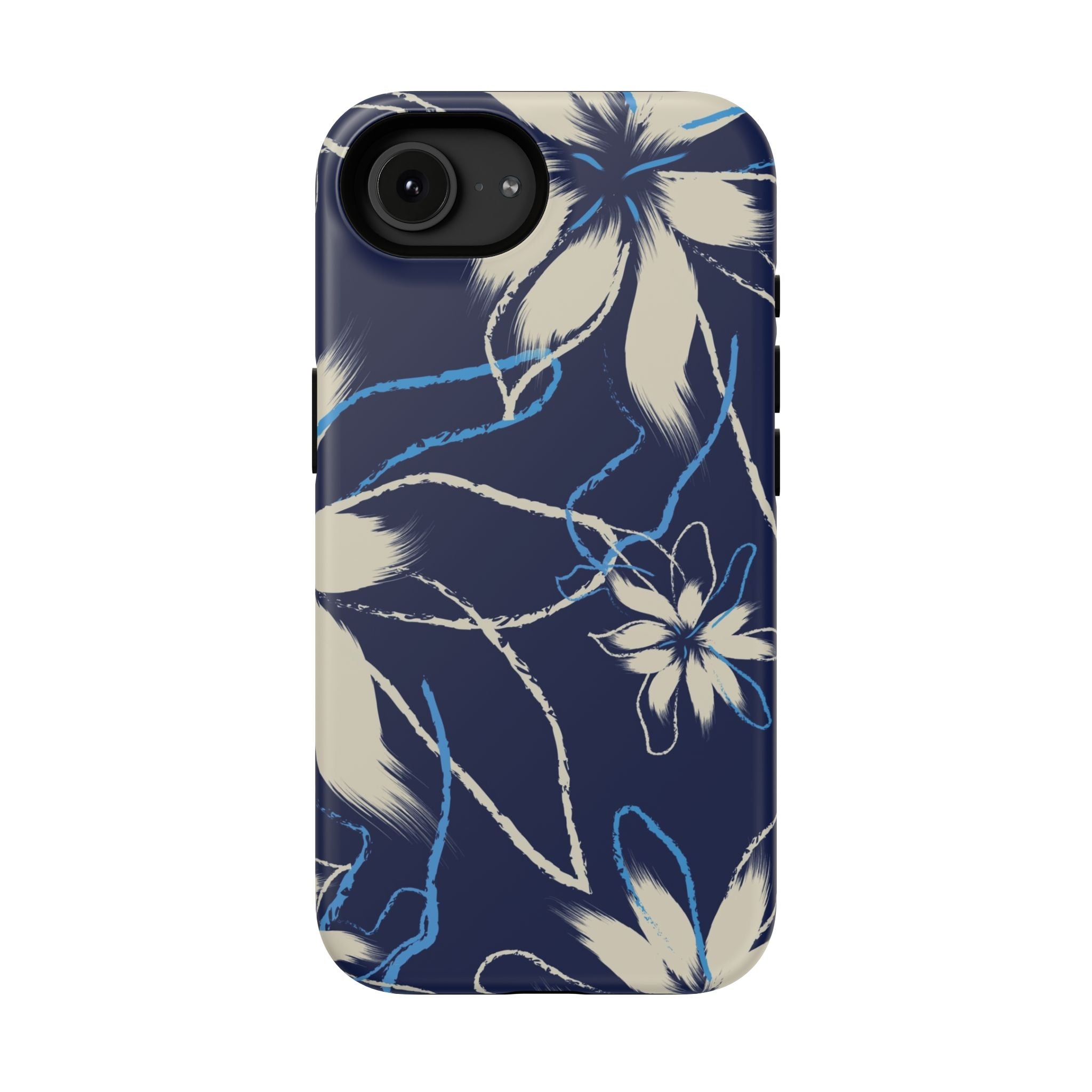 Floral Impact-Resistant Phone Case, Durable
