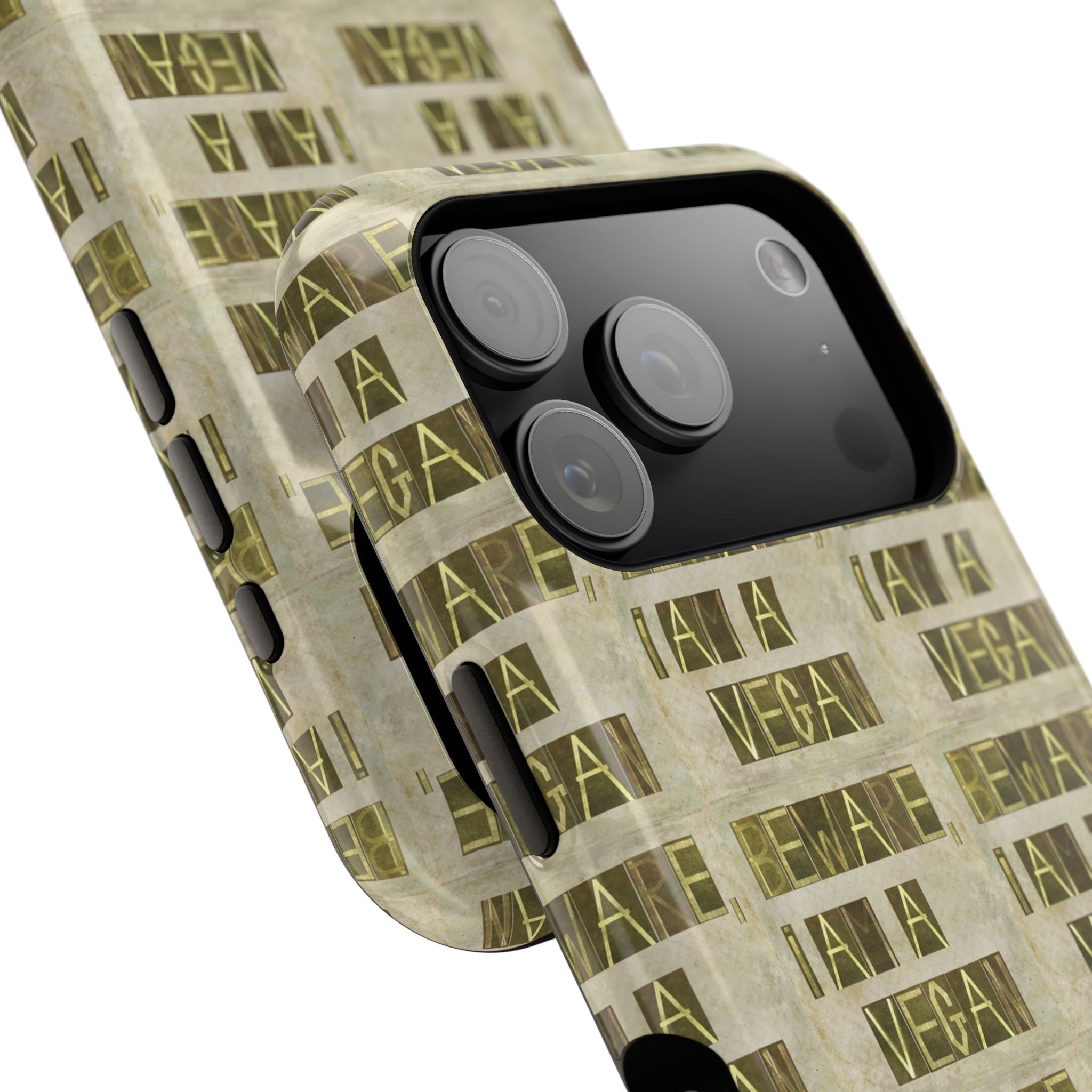 Vegan Message Phone Case | Impact-Resistant