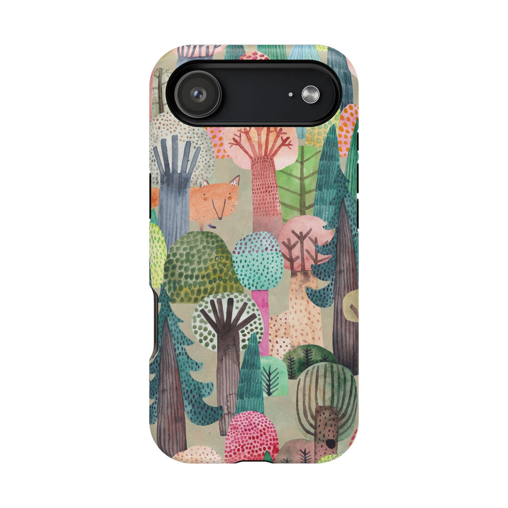 Whimsical Forest Fox Impact Phone Case