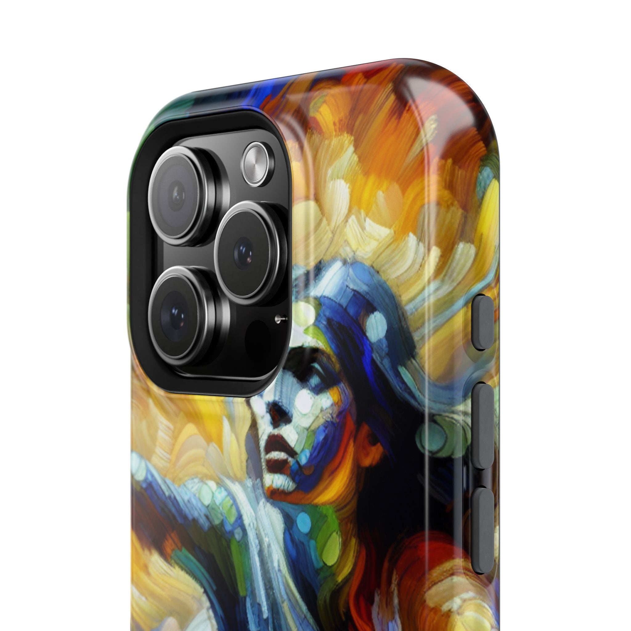 Abstract Woman Impact Resistant Phone Tough Case