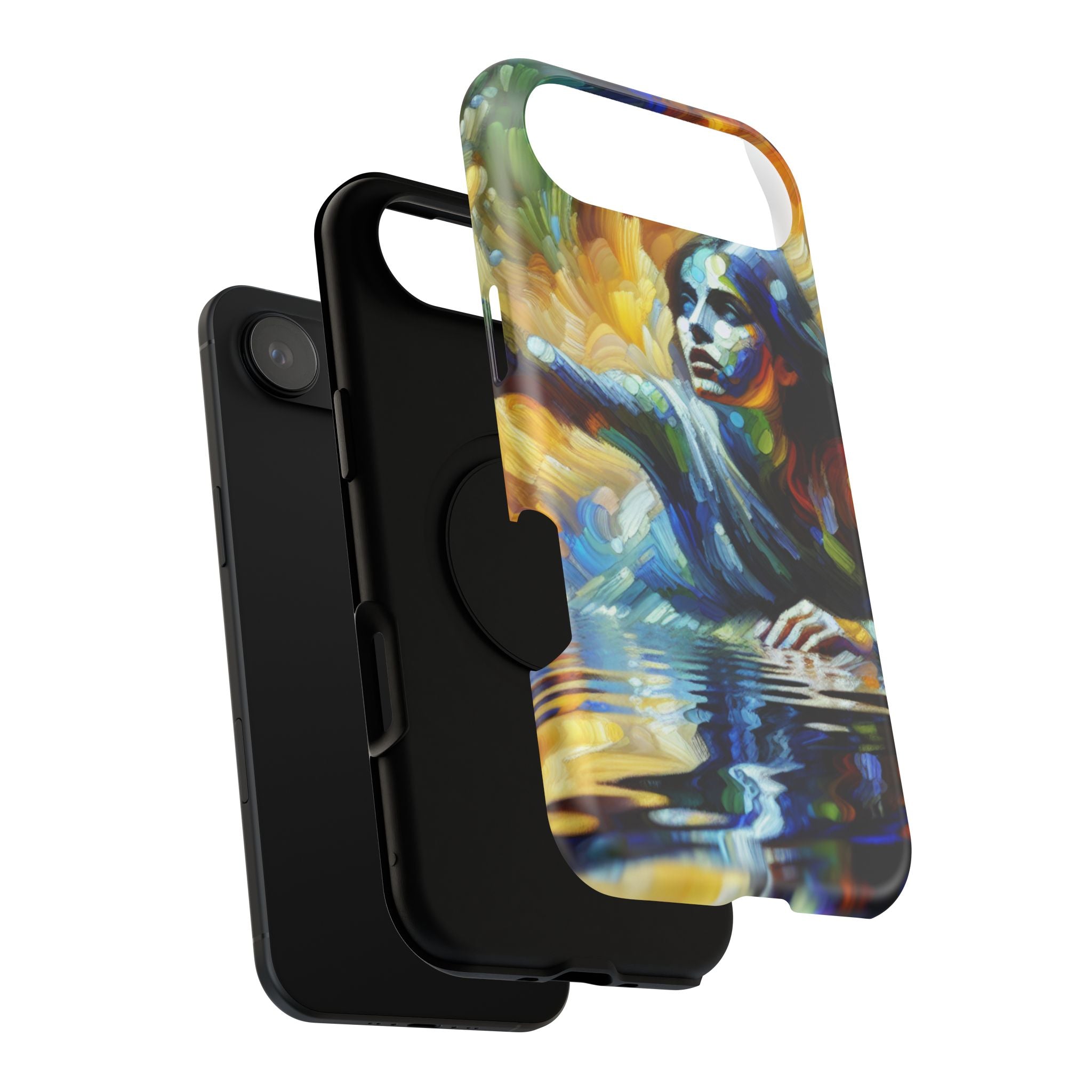 Abstract Woman Impact Resistant Phone Tough Case