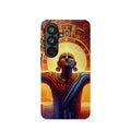 Aztec Sun Warrior Phone Case — Impact-Resistant Protective Cover