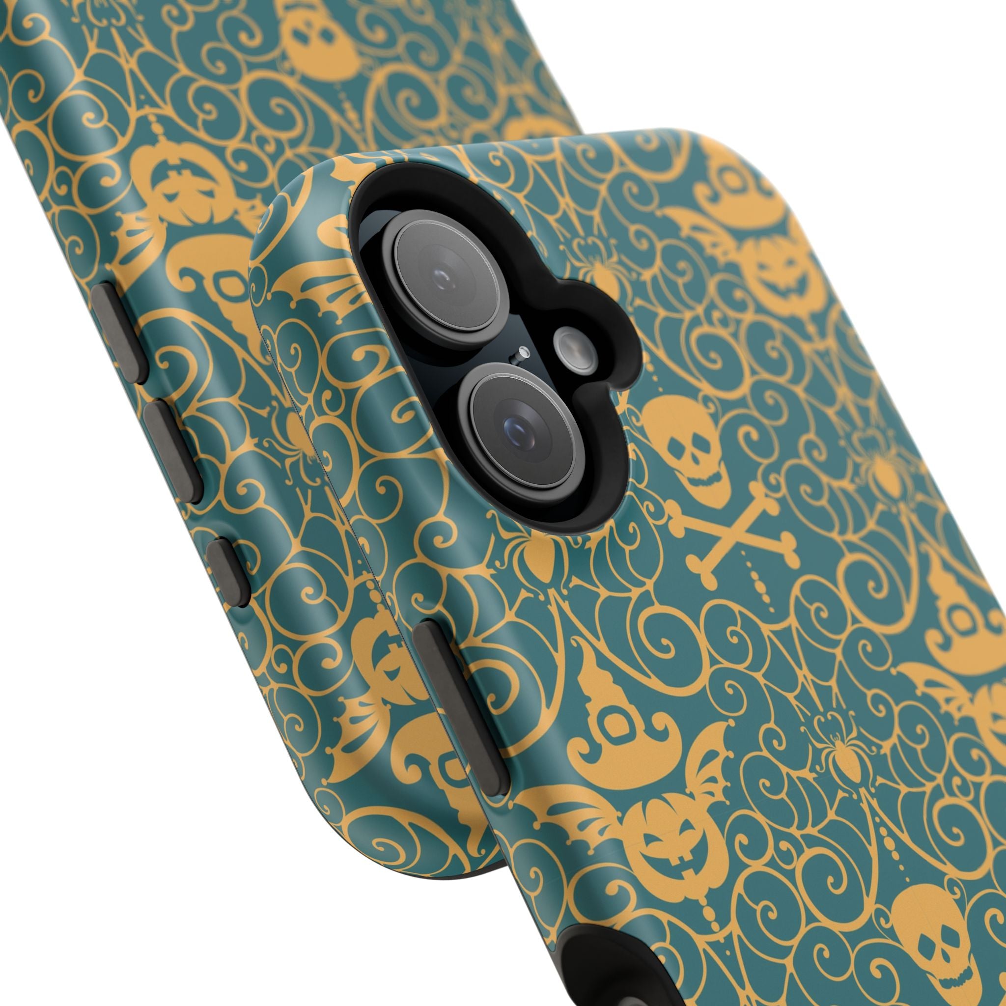 Skull & Crossbones Vintage Pattern Magnetic Impact Phone Case