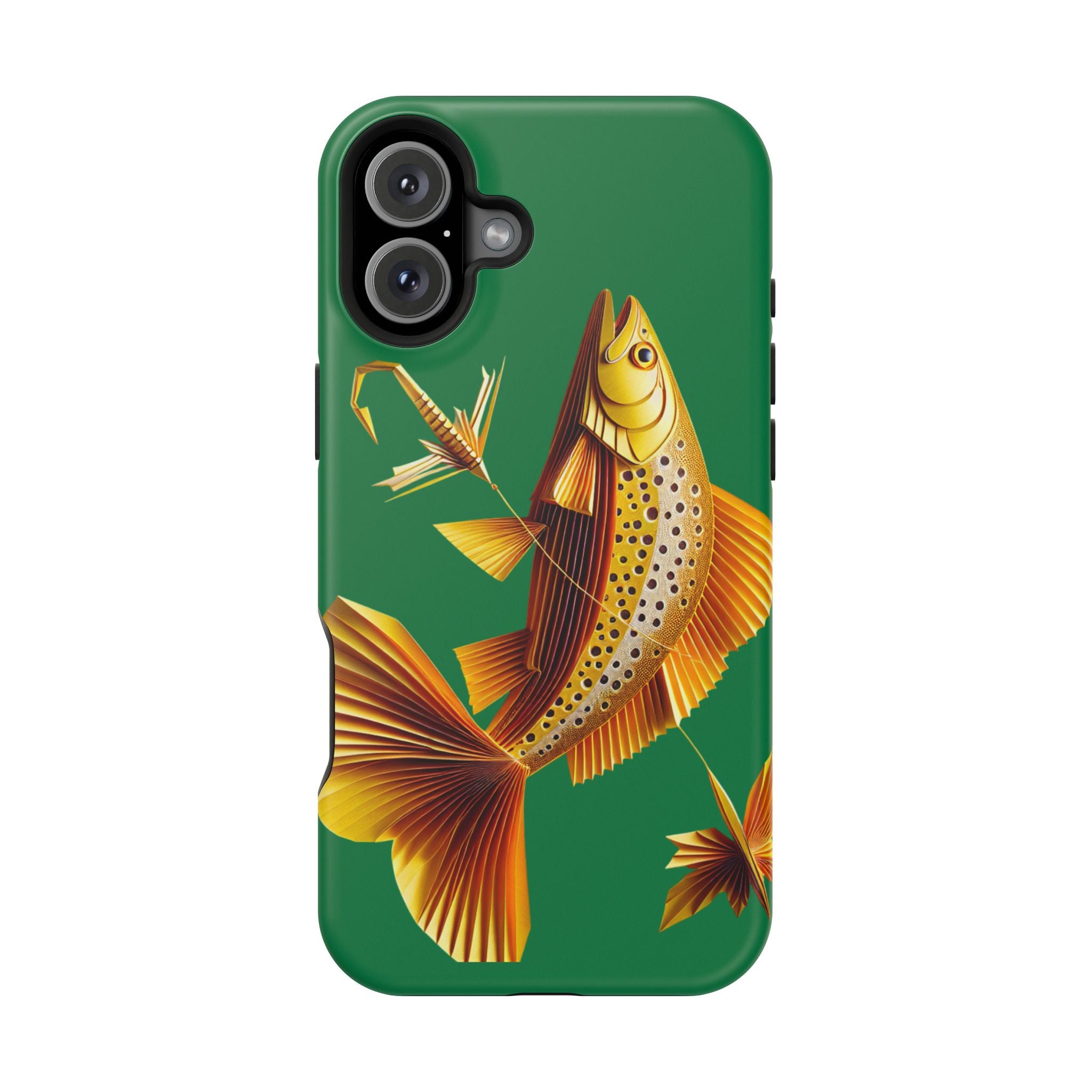 Impact Resistant Phone Case,  Lucky Charm Fish, Outdoor Enthusiast Gift