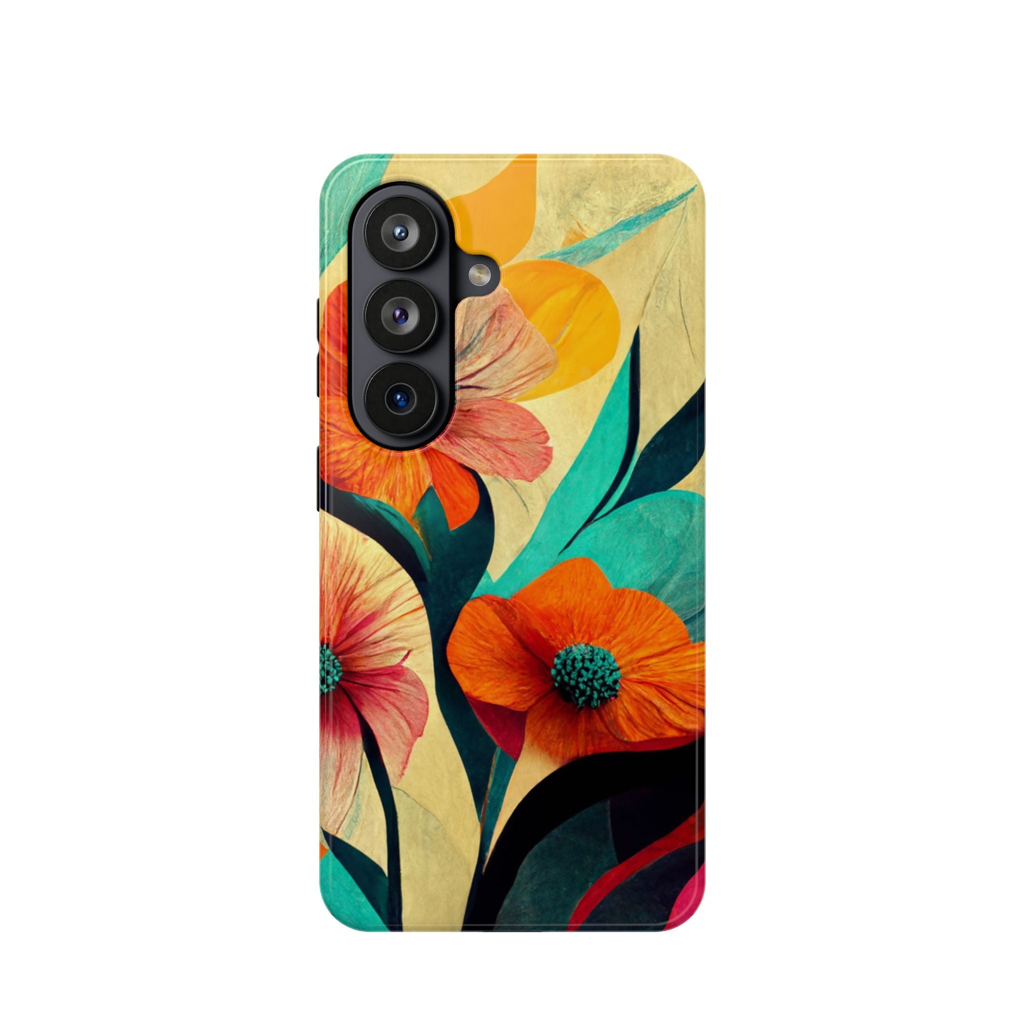 Floral Impact-Resistant Phone Case