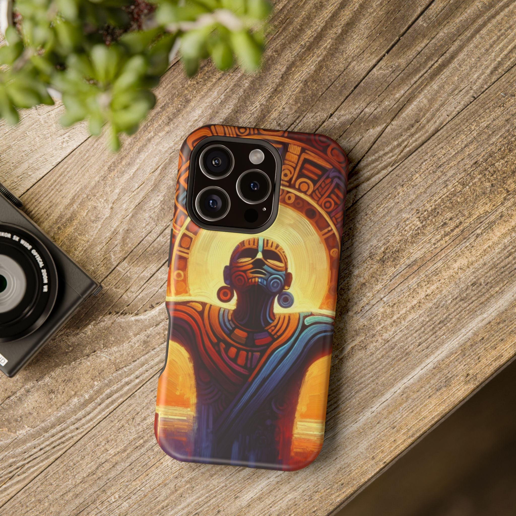 Impact Resistant Phone Case - Aztec Man