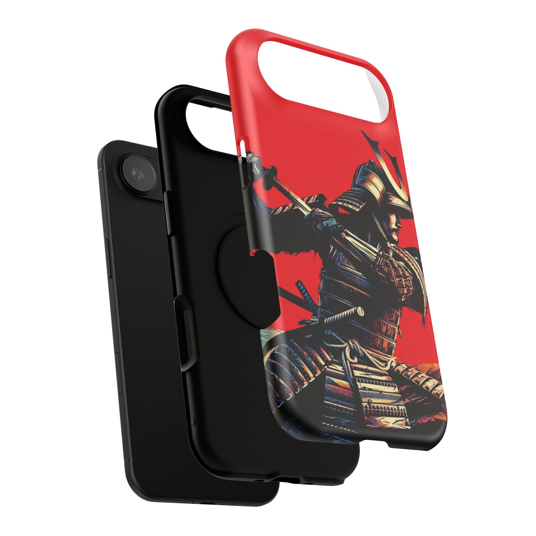 Impact Resistant Phone Case - Samurai Red Warrior