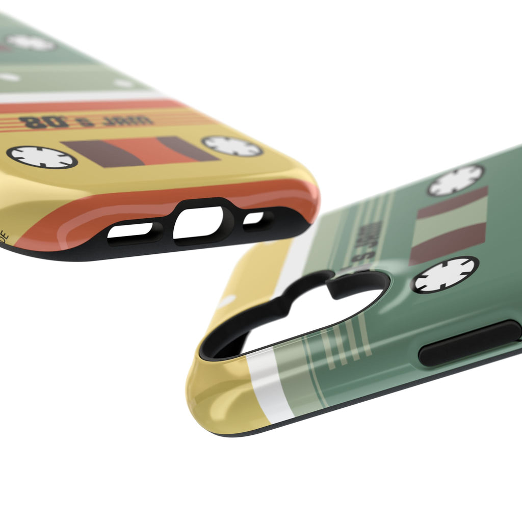 Retro Cassette Tape Impact-Resistant Phone Case — '80s Jam Vintage Music Design