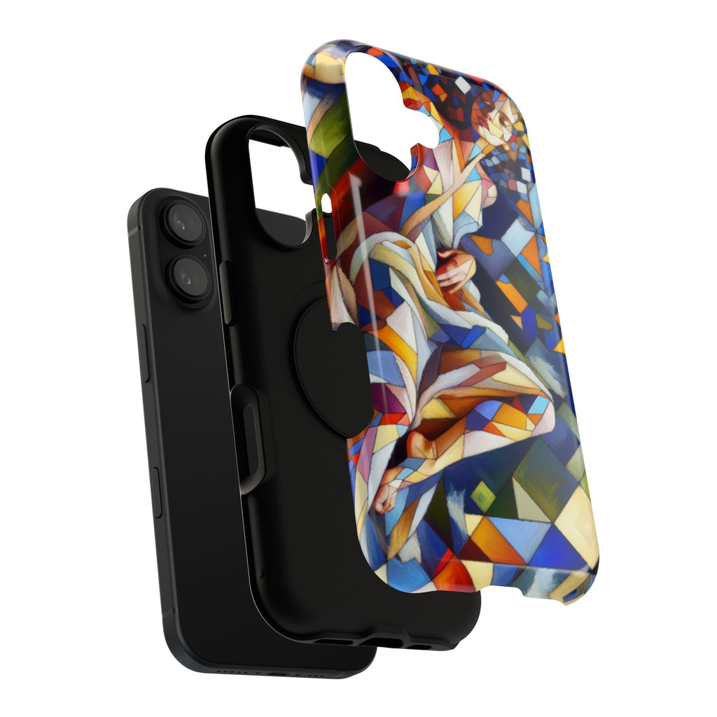 Abstract Stained Glass Dragon Impact Phone Case
