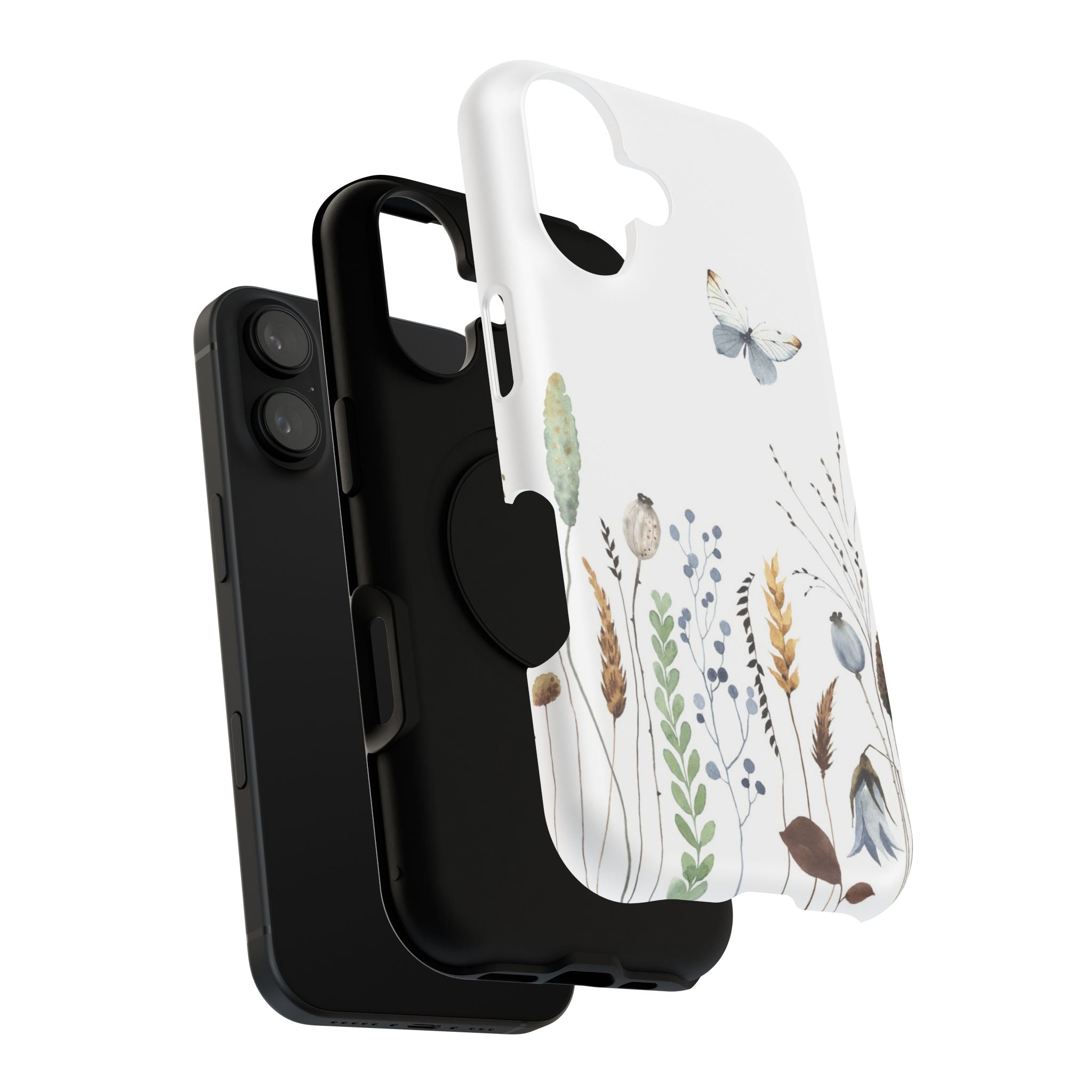 Floral Impact-Resistant Phone Case