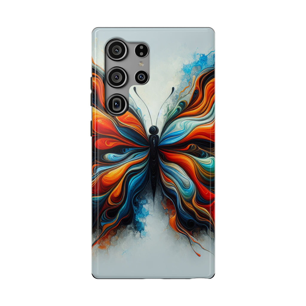 Vibrant Butterfly Impact Resistant Phone Case Unique Gift for Nature Lovers