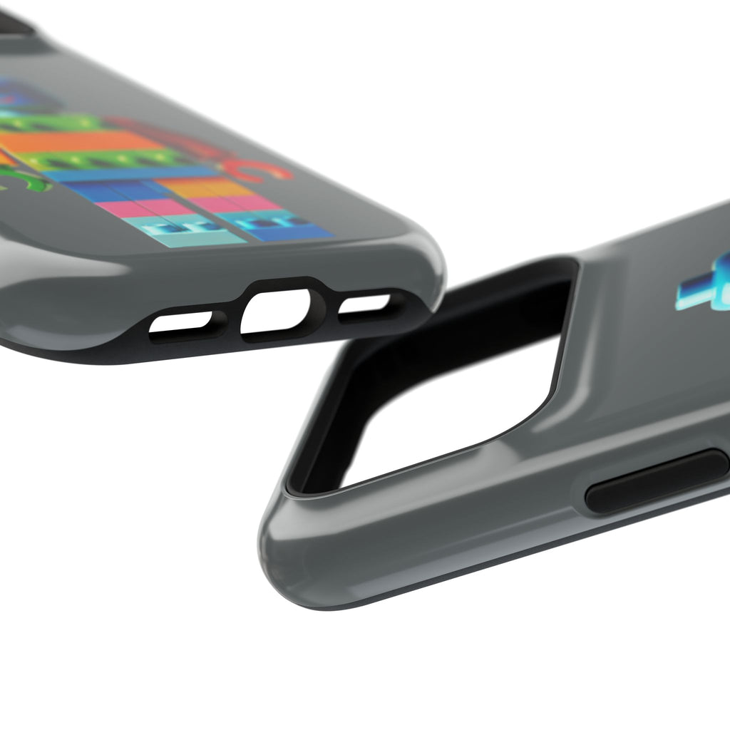 Rainbow Brick Minifigure Impact-Resistant Phone Case