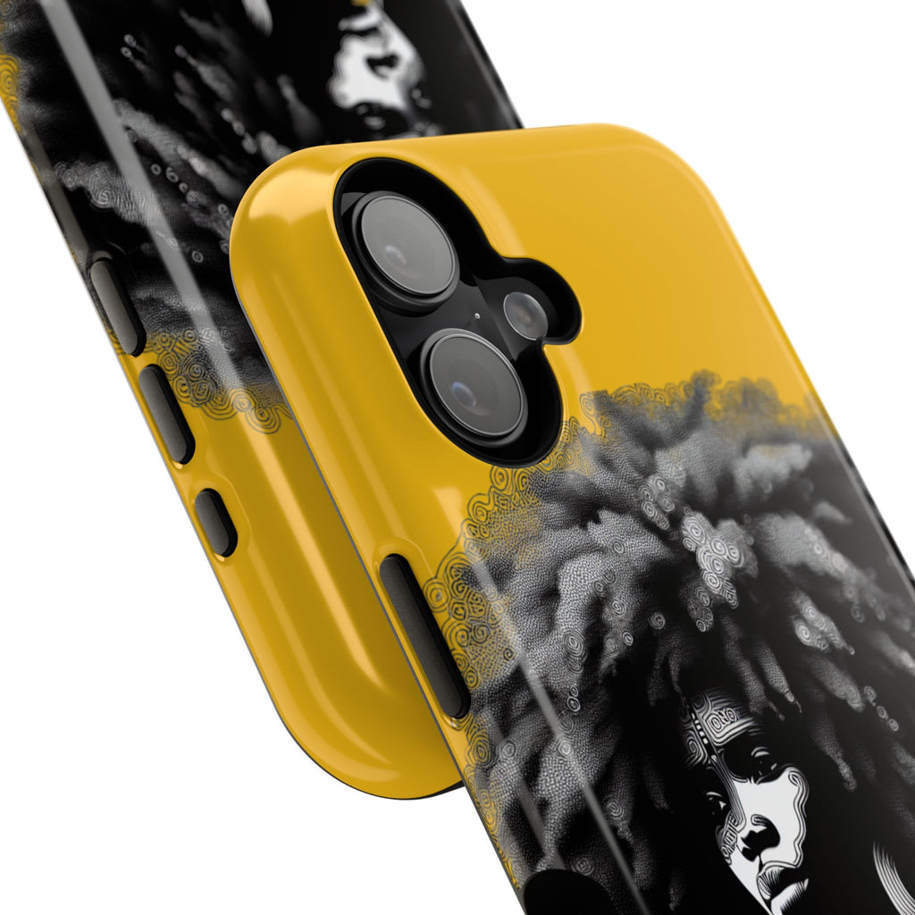 Bold African Art Impact Resistant  Phone Case