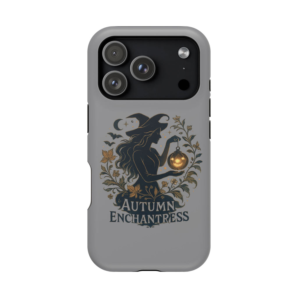 Autumn Enchantress Phone Case — Impact-Resistant Halloween Witch Design