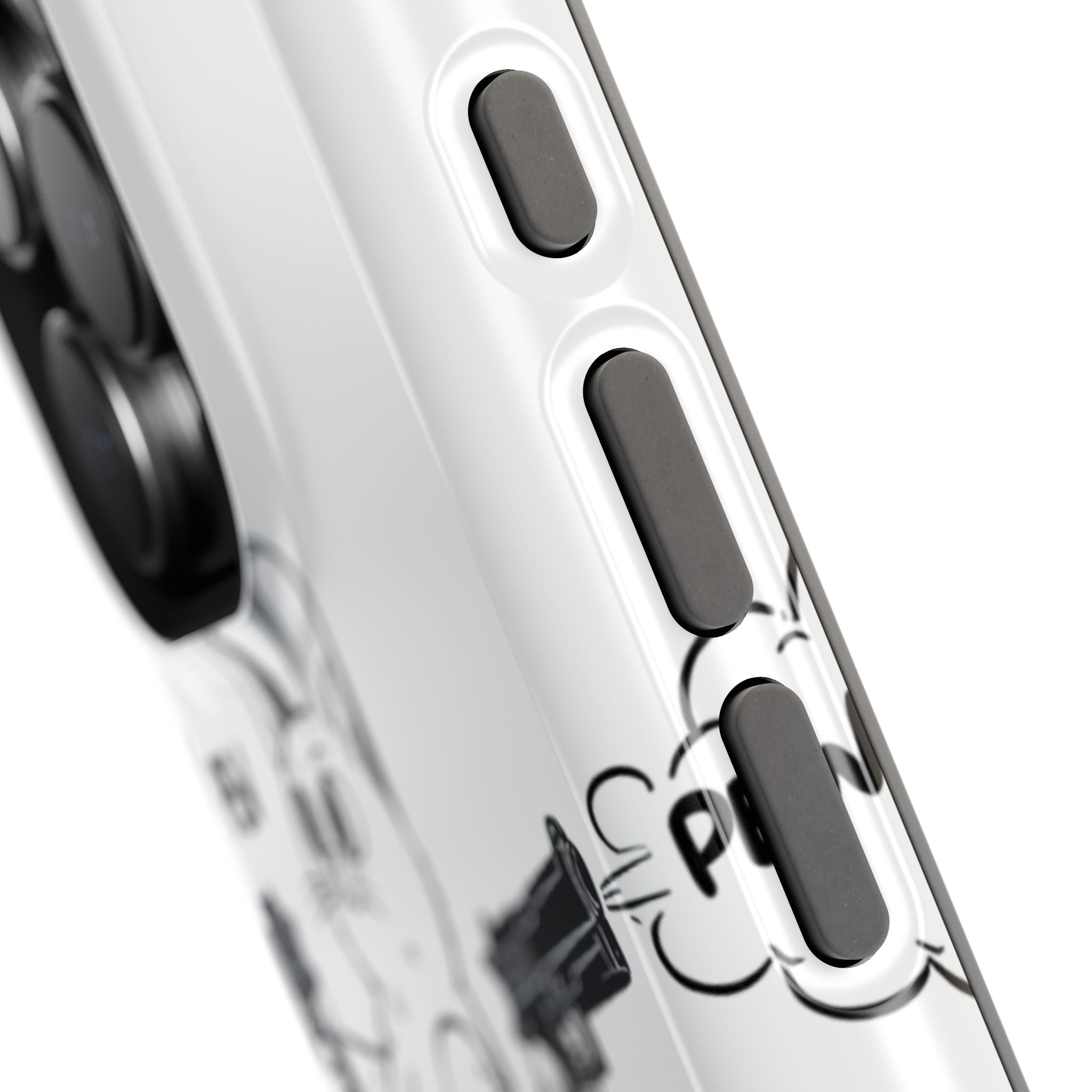 Impact Resistant Phone Case- Funny Cat Pew Pew