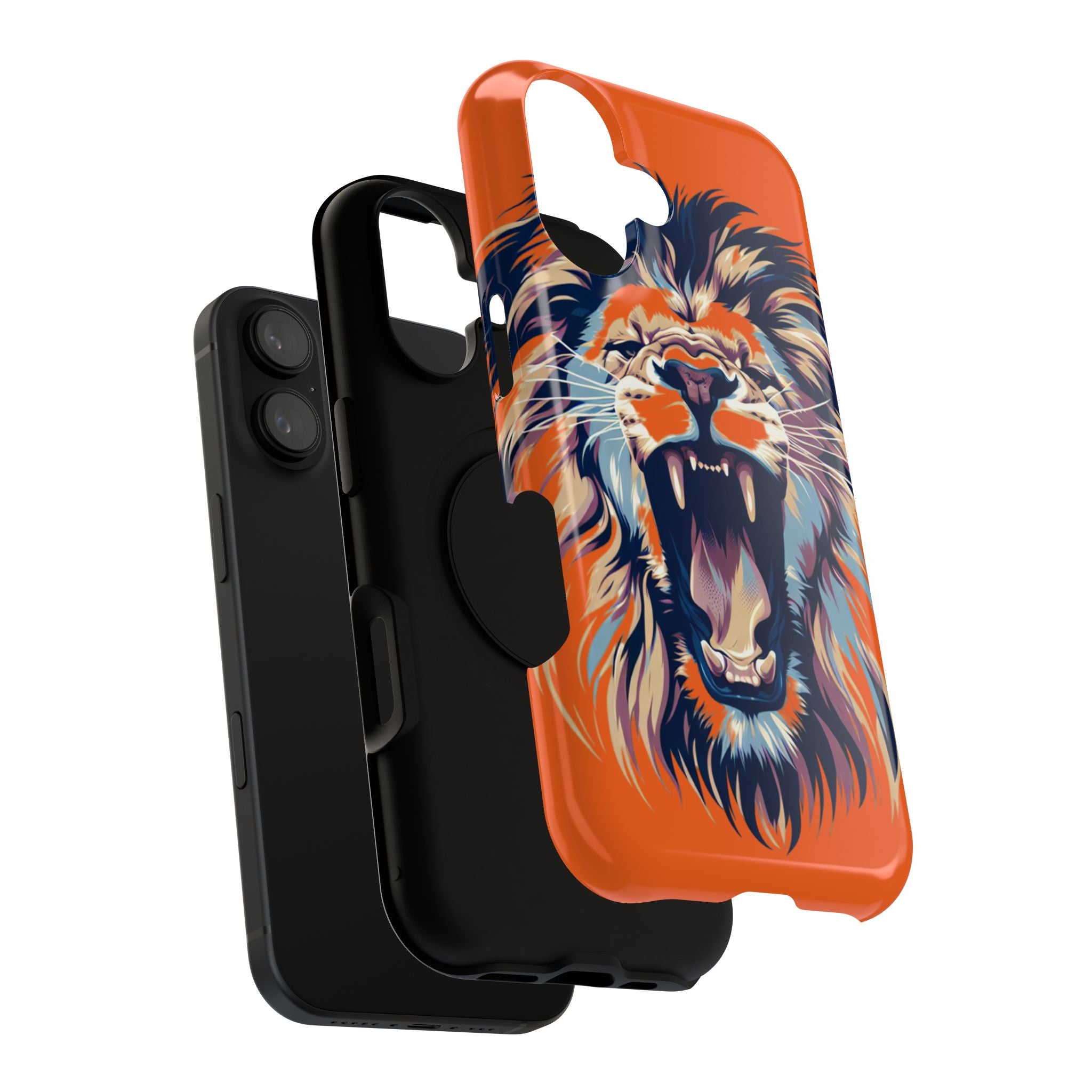 Wild Roar Lion Impact Resistant Phone Case