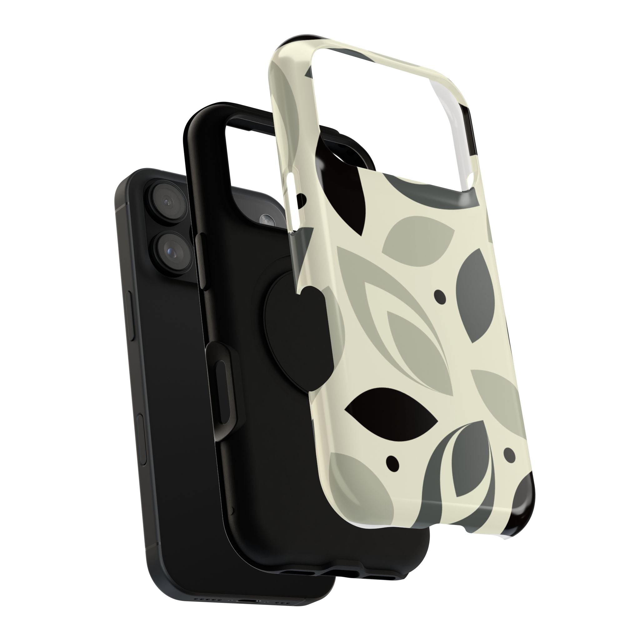 Modern Leaf Impact-Resistant Phone Cases