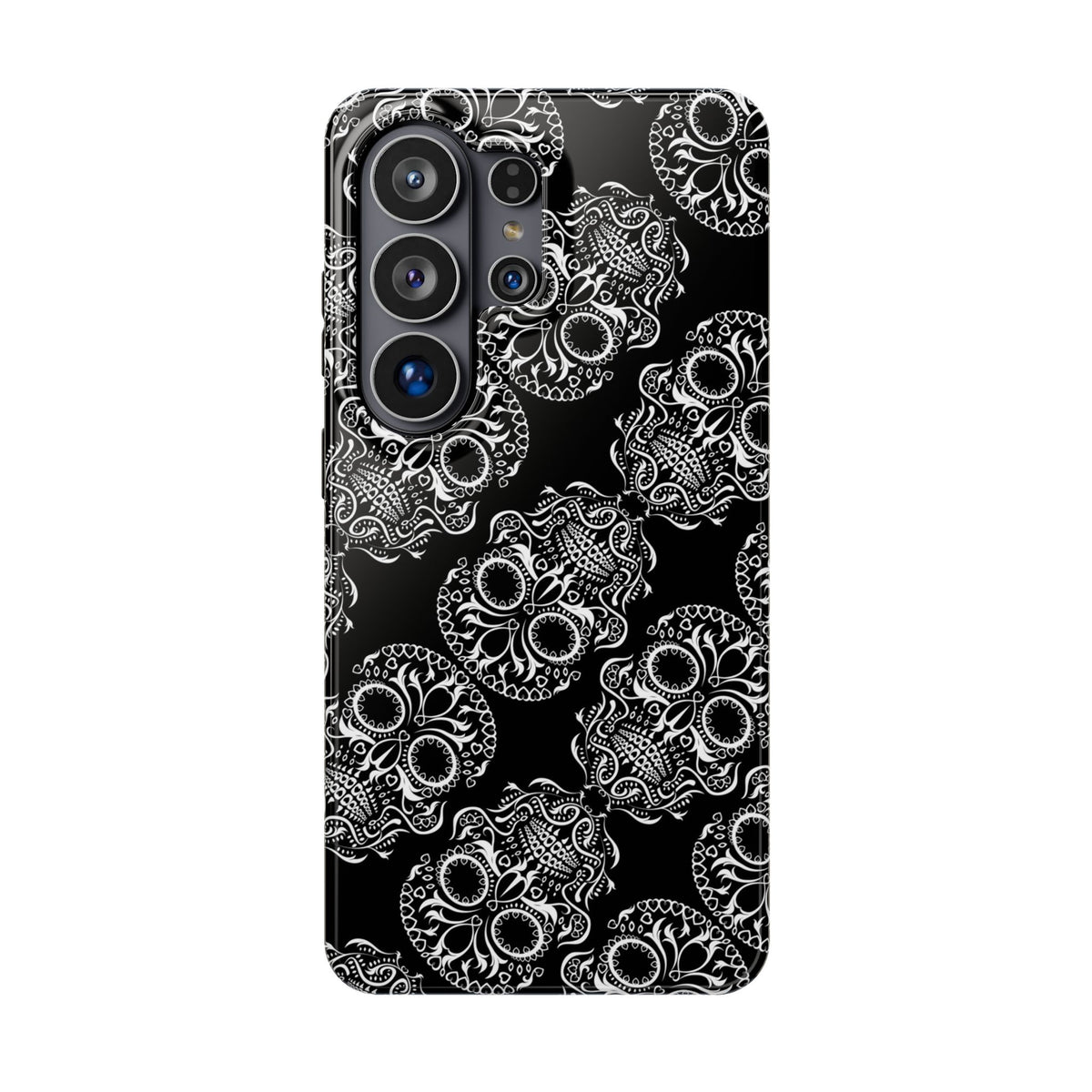 Skull Pattern Black & White Gothic Tough Cases for iPhone
