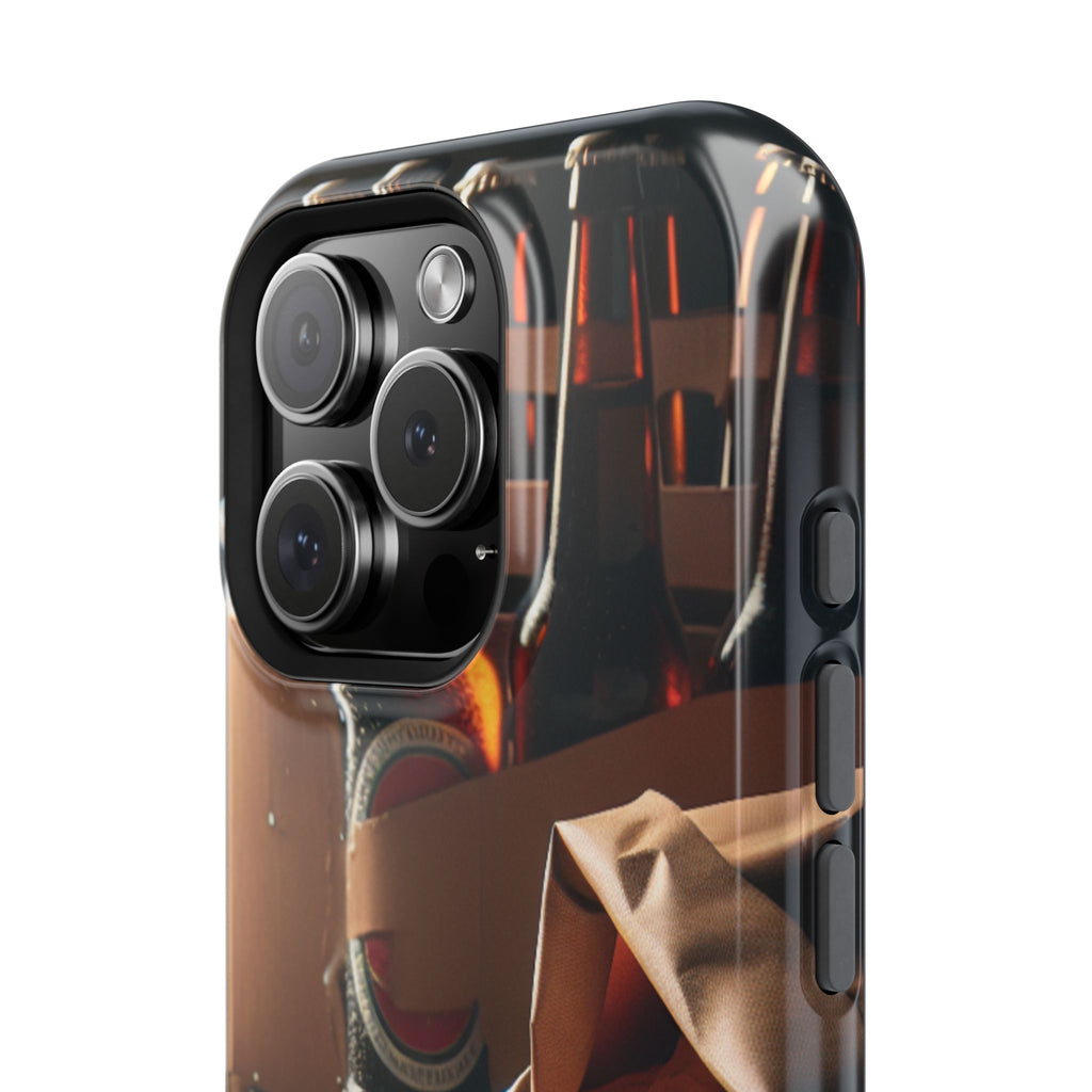 Impact Resistant Phone Case - Beer and Chips Design