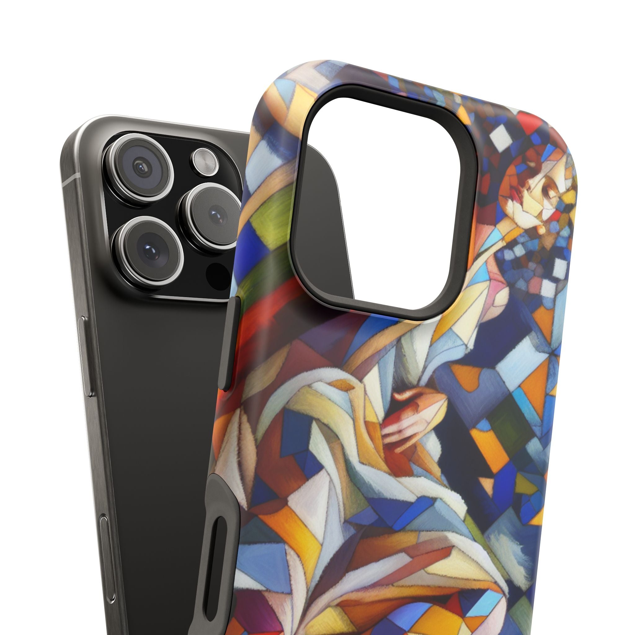 Impact Resistant Phone Case - Beautiful Woman Abstract Design
