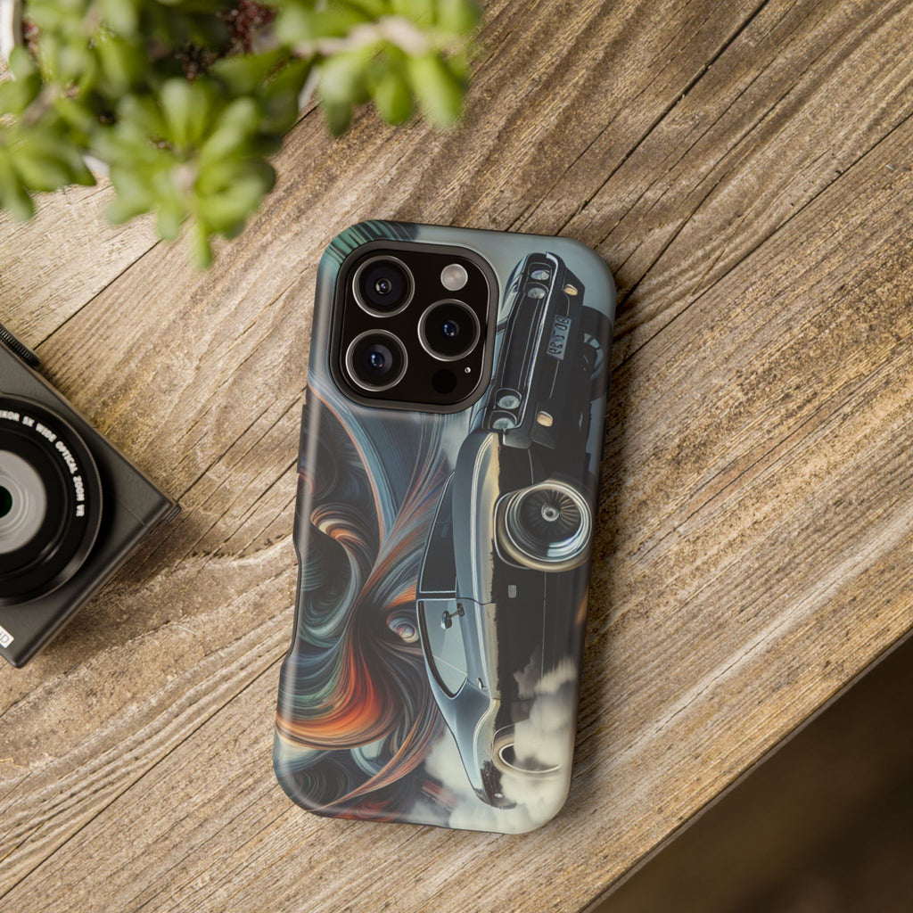 Vintage Muscle Car Phone Case — Retro Racing Art Impact-Resistant Case
