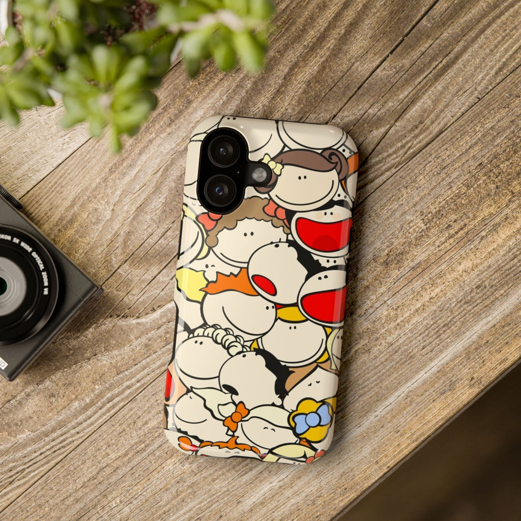 Cartoon Faces Impact-Resistant Phone Case