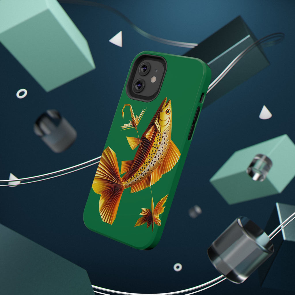 Impact Resistant Phone Case,  Lucky Charm Fish, Outdoor Enthusiast Gift
