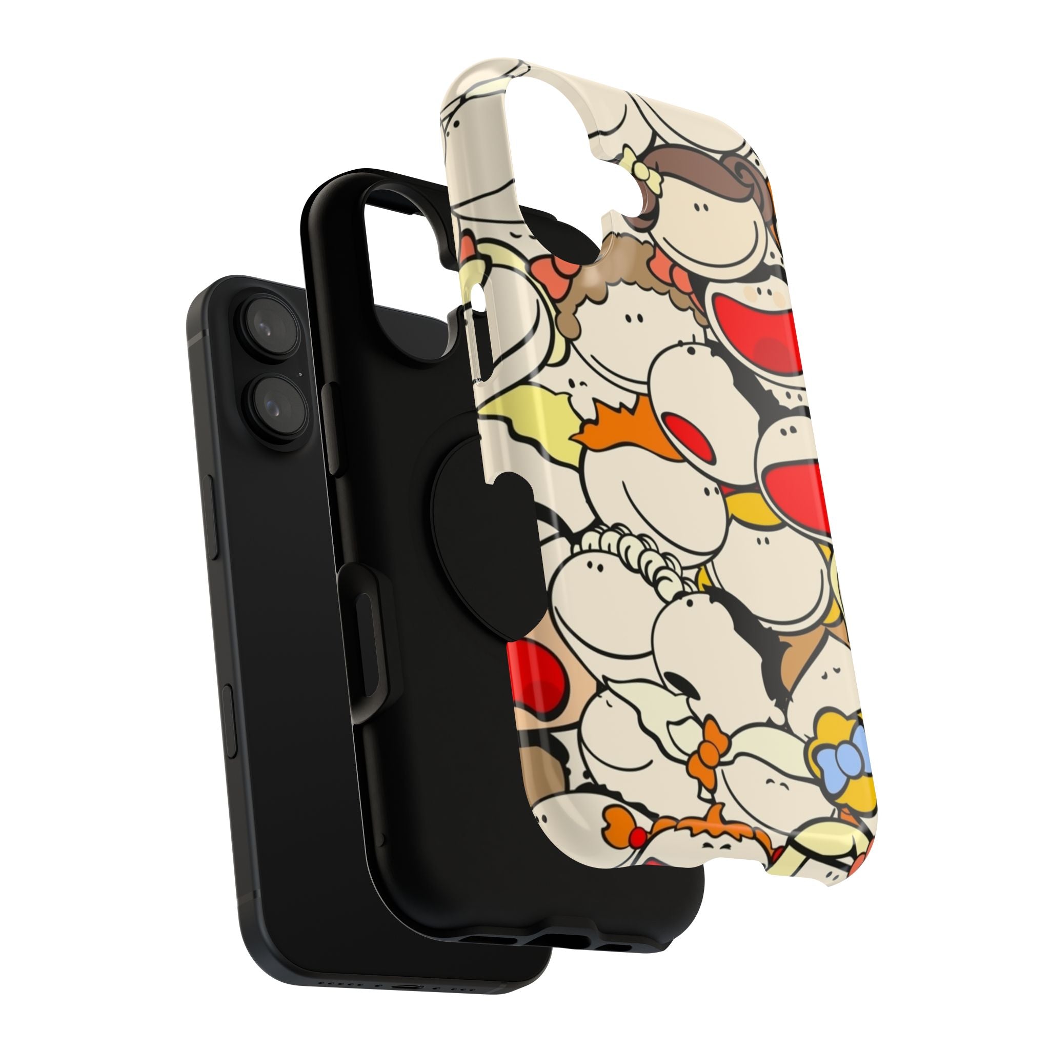 Cartoon Faces Impact-Resistant Phone Case