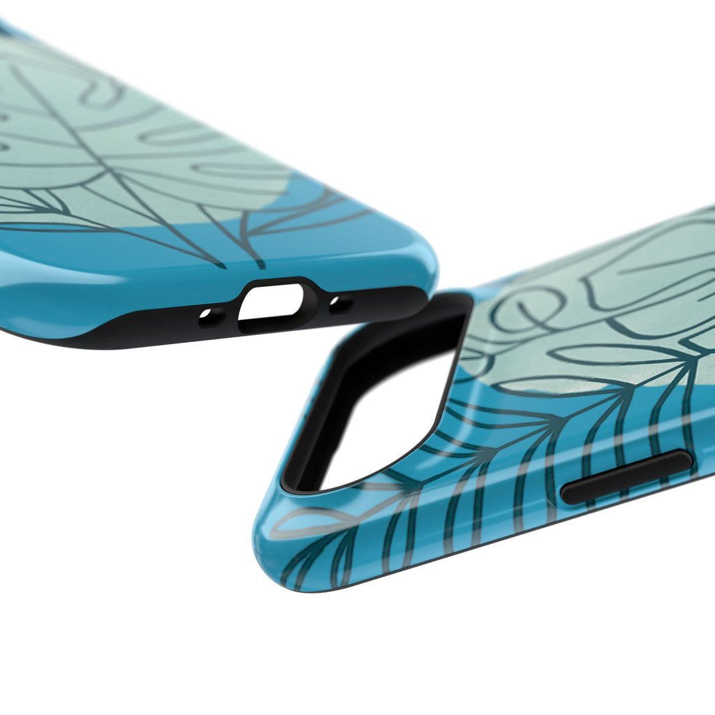 Tropical Floral Phone Case, Impact-Resistant