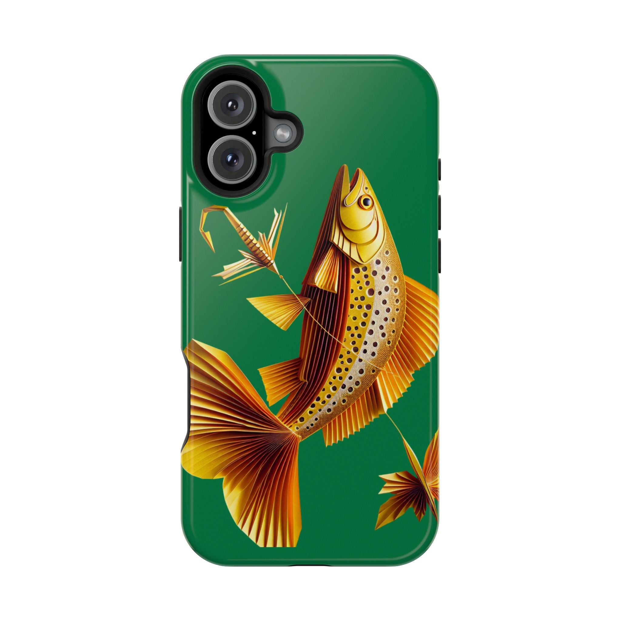 Impact Resistant Phone Case,  Lucky Charm Fish, Outdoor Enthusiast Gift