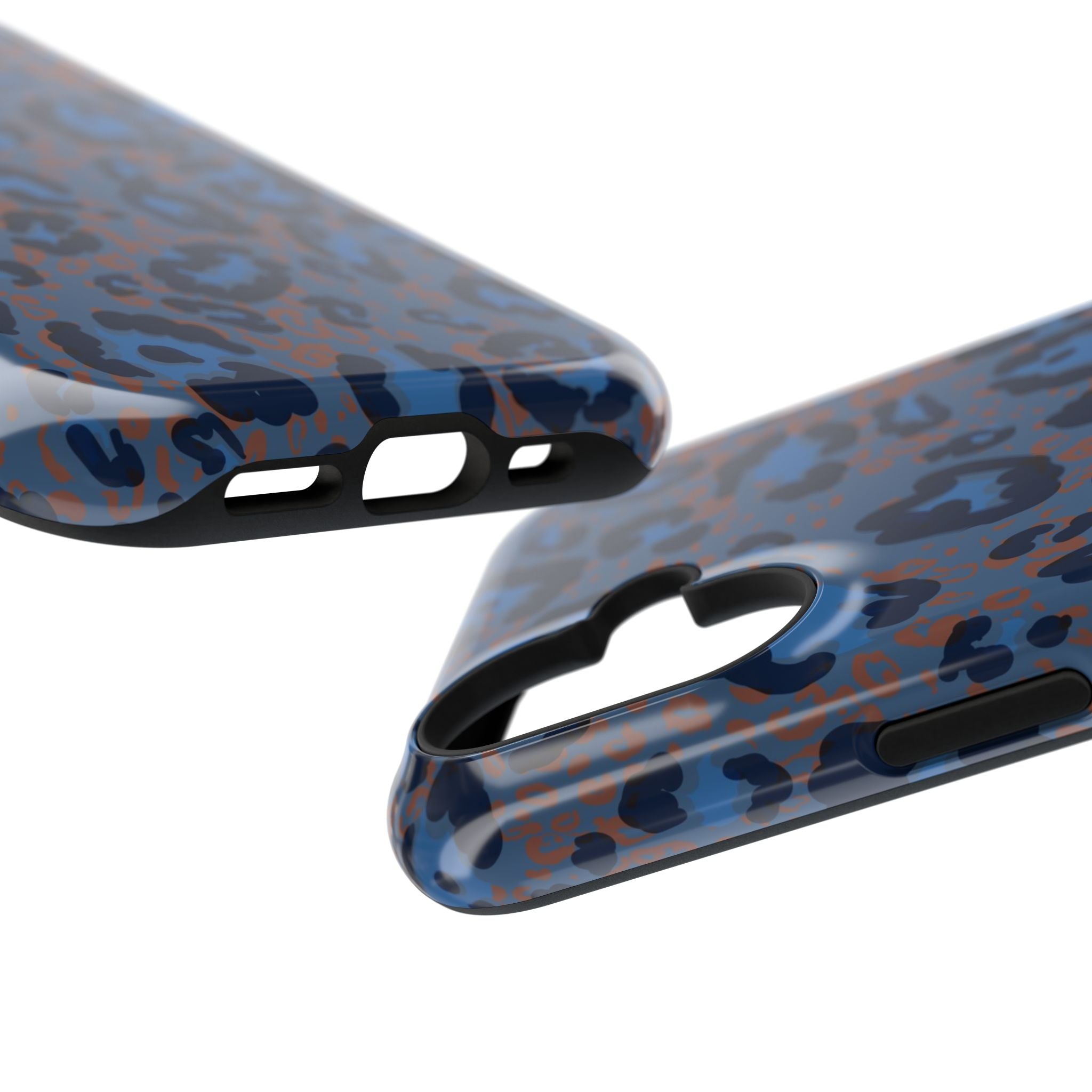 Leopard Print Phone Case, Impact-Resistant