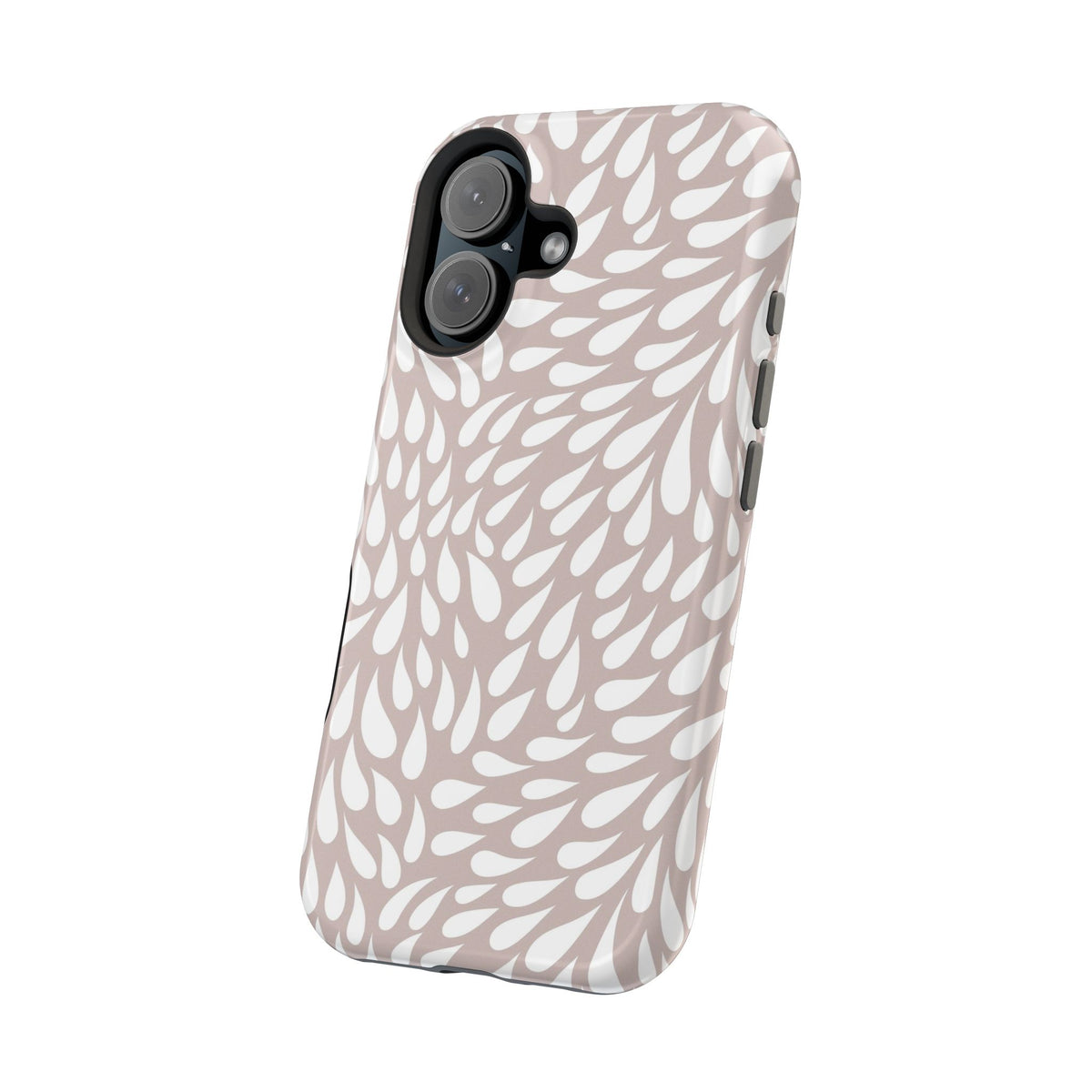 Neutral Petal Teardrop Design Magnetic Durable Phone Case for iPhone/Samsung