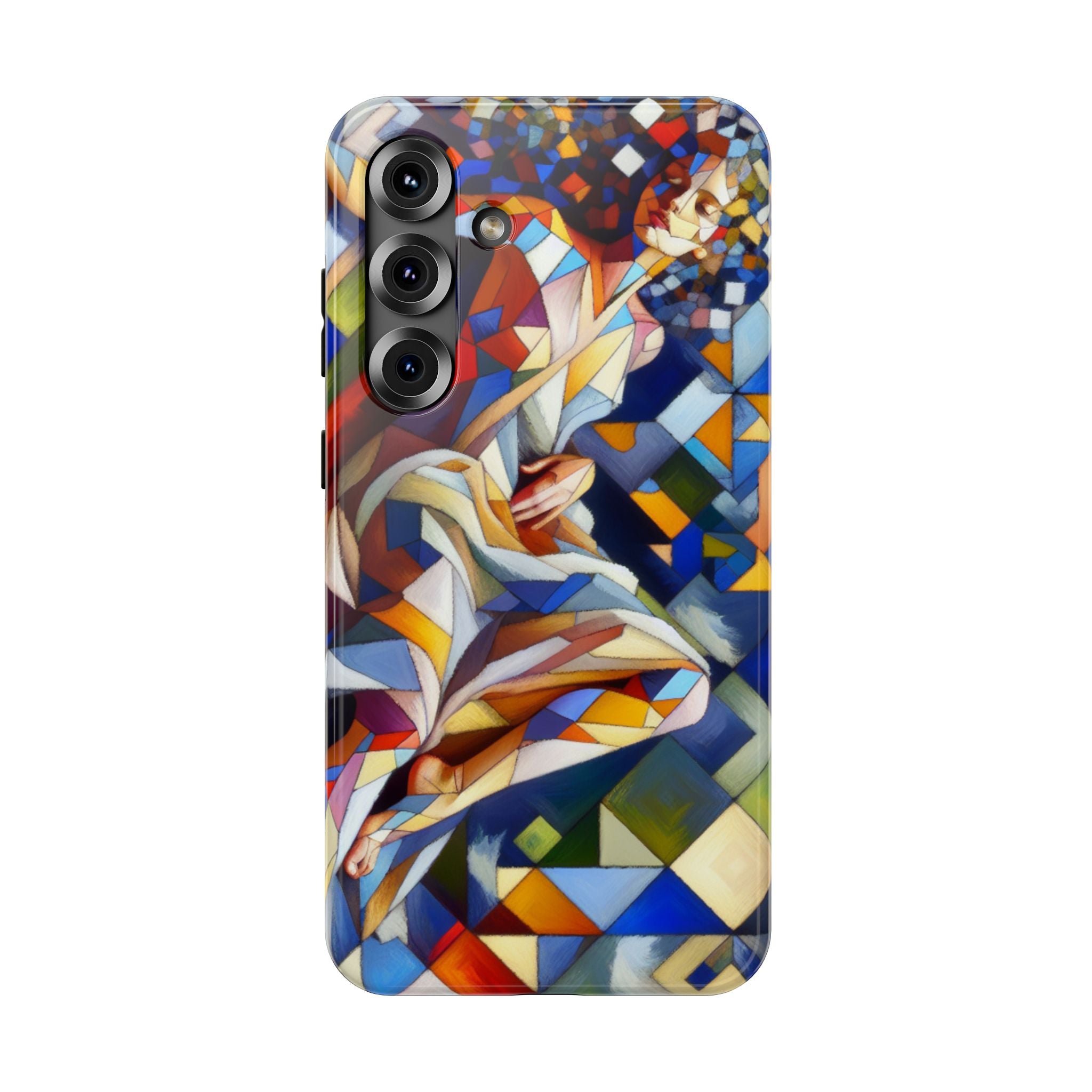 Impact Resistant Phone Case - Beautiful Woman Abstract Design