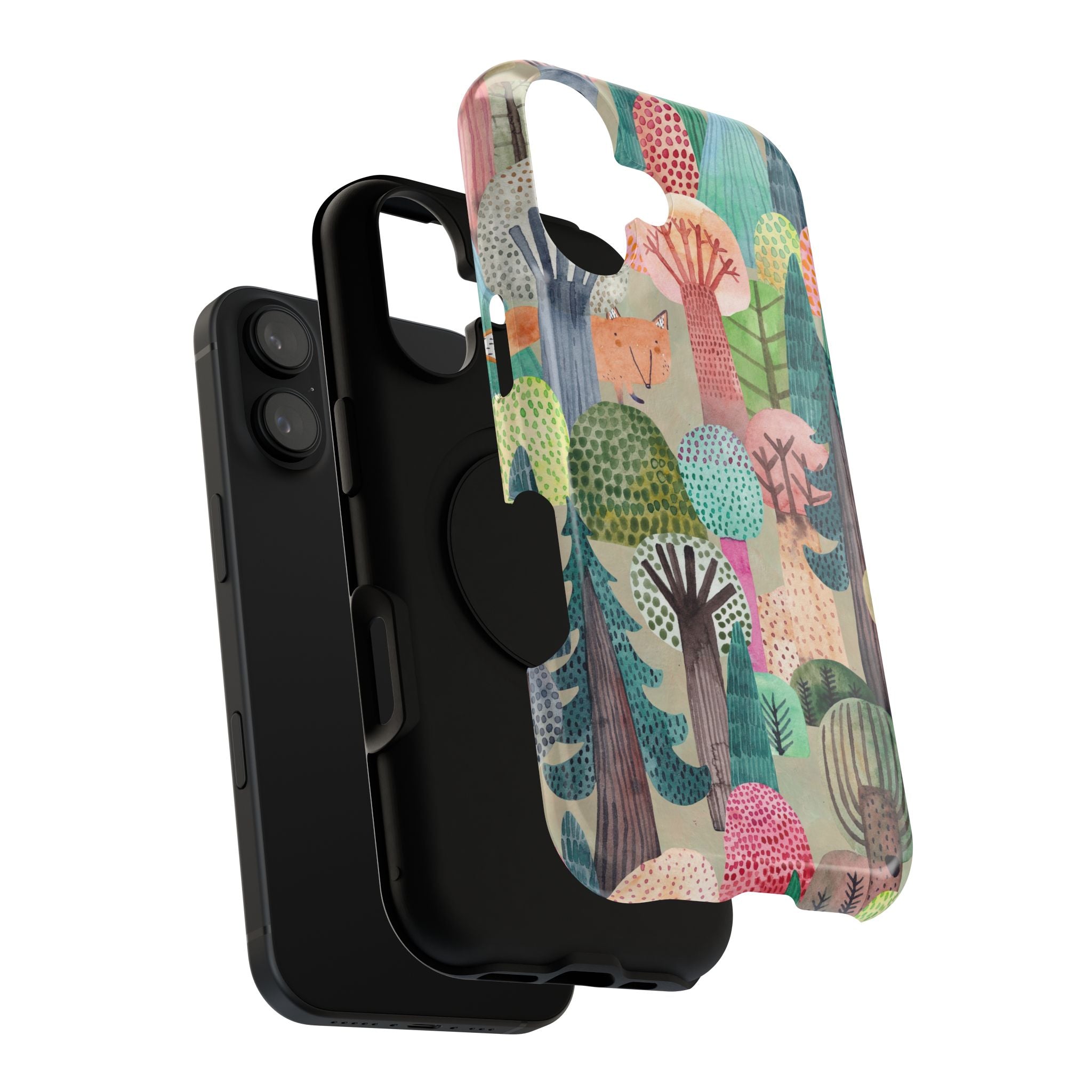 Whimsical Forest Phone Case - Impact-Resistant