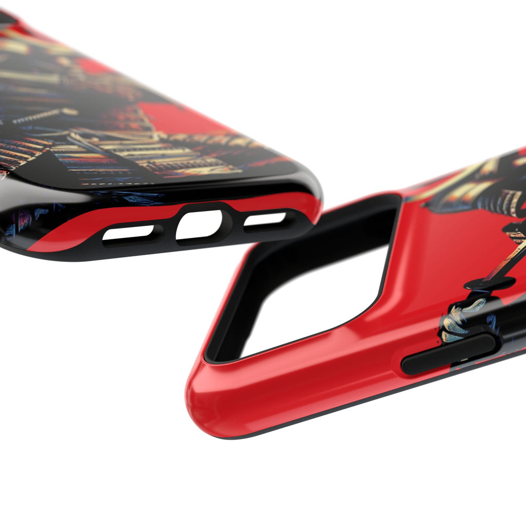 Impact Resistant Phone Case - Samurai Red Warrior