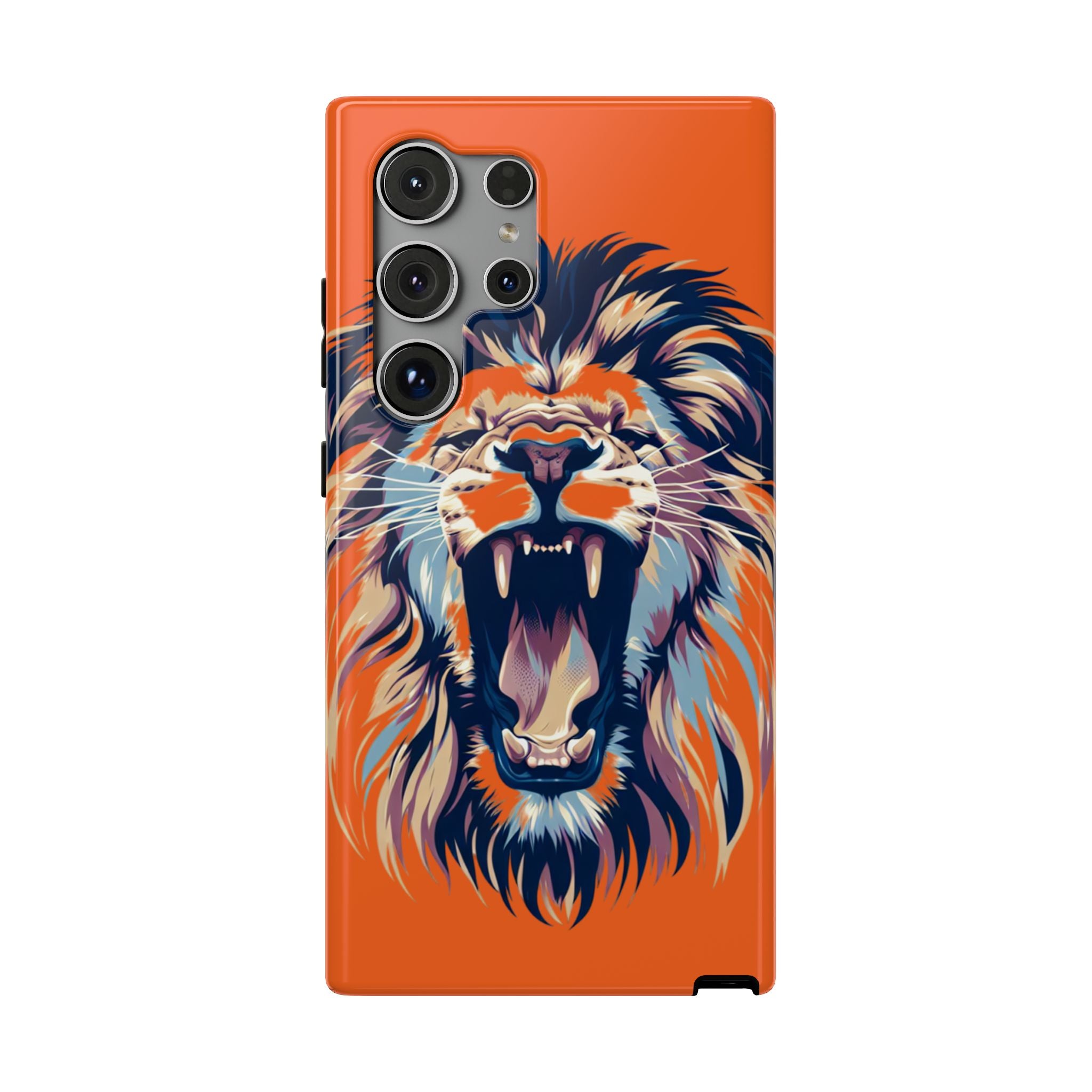 Wild Roar Lion Impact Resistant Phone Case