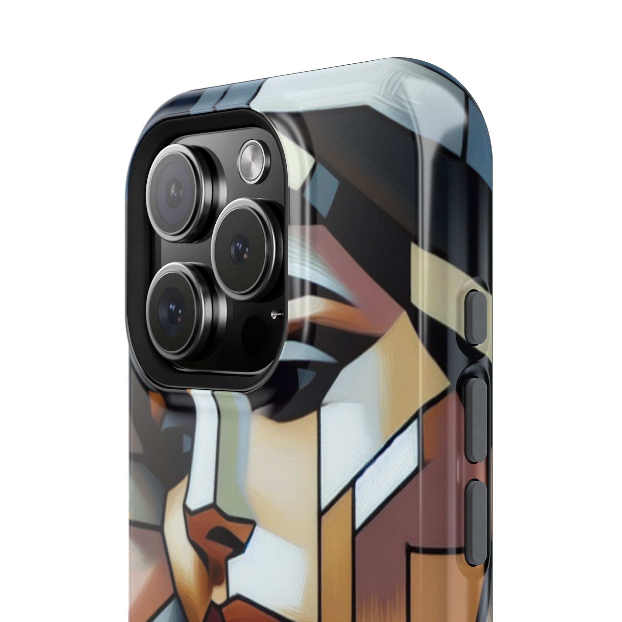 Impact Resistant Phone Case -Woman Looking Side Abstract