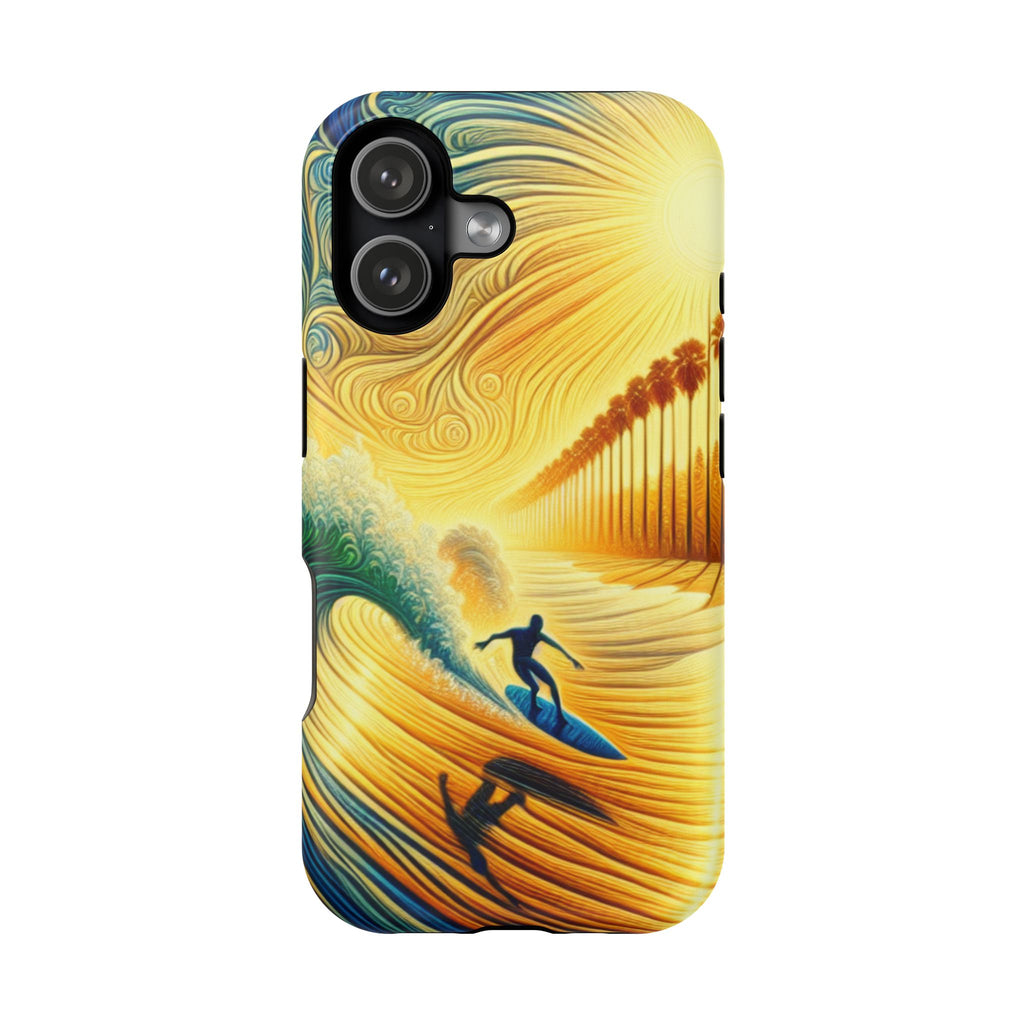 Surfer Sunrise Impact-Resistant Phone Case