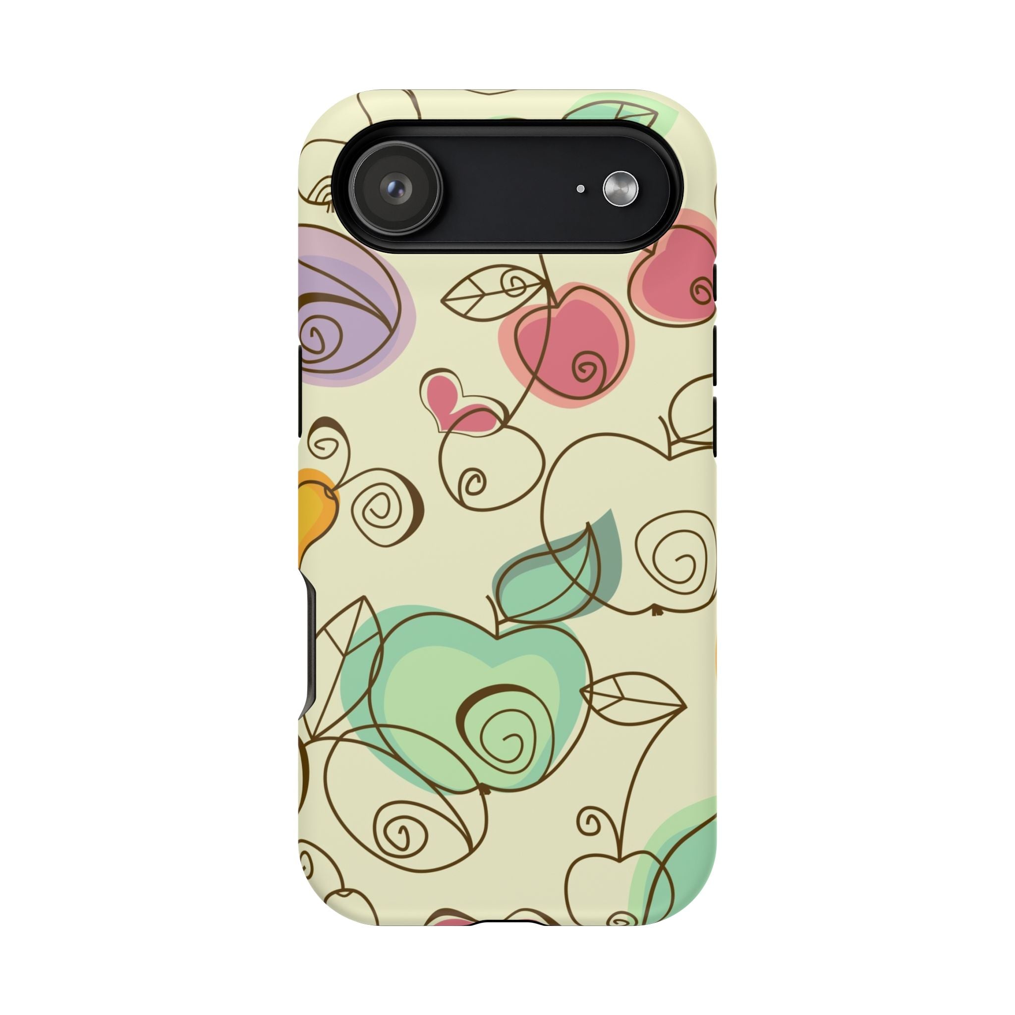 Colorful Floral Phone Case, Impact-Resistant