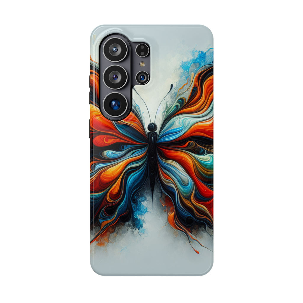 Vibrant Butterfly Impact Resistant Phone Case Unique Gift for Nature Lovers